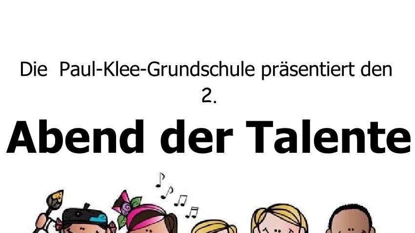 Flyer Abend der Talente