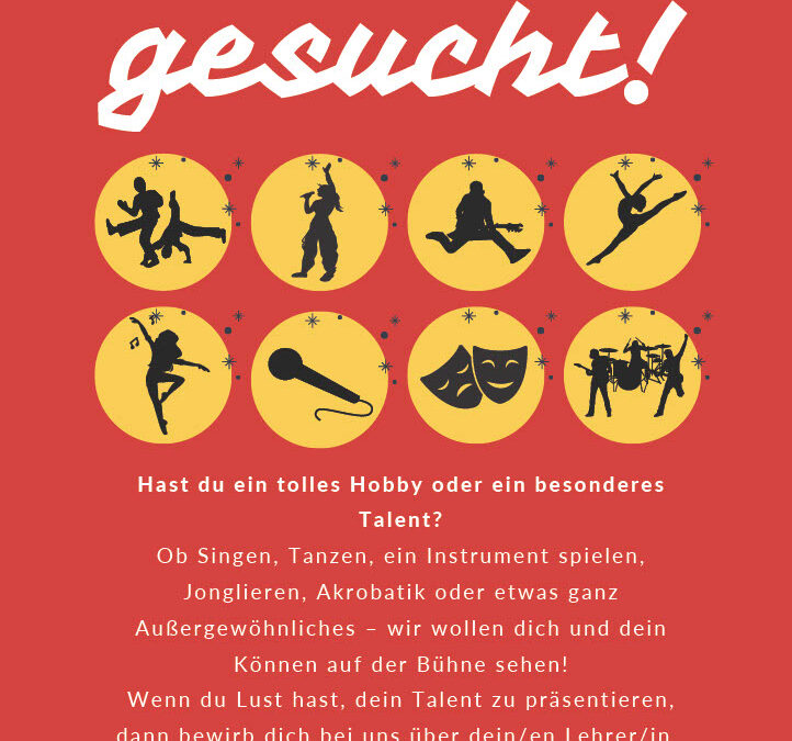 Talente gesucht!